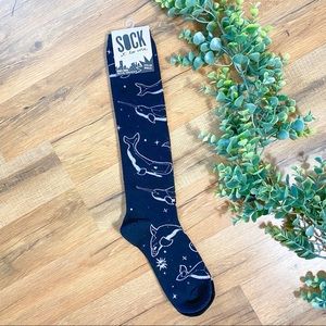 Sock It To Me | Stellar Whales Knee High Socks
